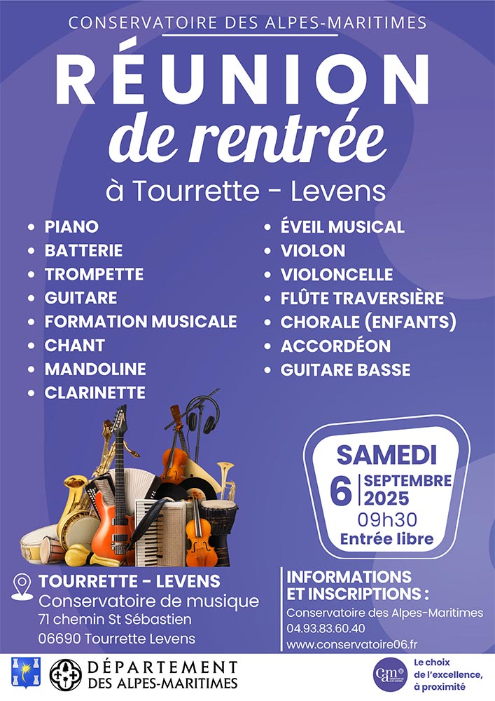 Réunion Rentrée Tourrette Levens